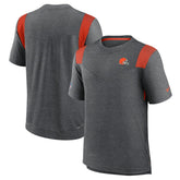 Cleveland Browns Sideline Tonal Logo Performance Player T-Shirt - Heather Charcoal | Nike on sale