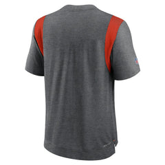 Cleveland Browns Sideline Tonal Logo Performance Player T-Shirt - Heather Charcoal | Nike on sale