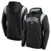 Las Vegas Raiders Sideline Athletic Stack Performance Pullover Hoodie - Black | Nike for sale