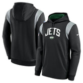 New York Jets Sideline Athletic Stack Performance Pullover Hoodie - Black | Nike on sale