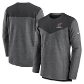 Arizona Cardinals Sideline Lockup Performance Quarter-Zip Top - Charcoal | Nike for sale