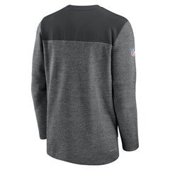 Atlanta Falcons Sideline Lockup Performance Quarter-Zip Top - Charcoal | Nike sale