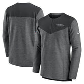 Baltimore Ravens Sideline Lockup Performance Quarter-Zip Top - Charcoal | Nike cheap