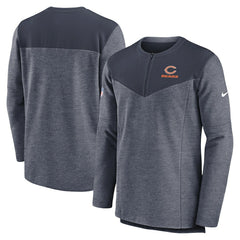 Chicago Bears Sideline Lockup Performance Quarter-Zip Top - Navy | Nike for sale