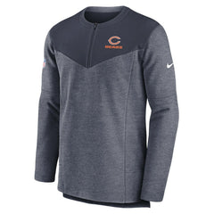 Chicago Bears Sideline Lockup Performance Quarter-Zip Top - Navy | Nike for sale