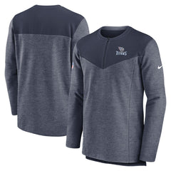 Tennessee Titans Sideline Lockup Performance Quarter-Zip Top - Navy | Nike cheap