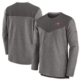 Tampa Bay Buccaneers Sideline Lockup Performance Quarter-Zip Top - Pewter | Nike online