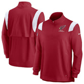 Arizona Cardinals Sideline Coaches Chevron Lockup Quarter-Zip Top - Cardinal | Nike discount