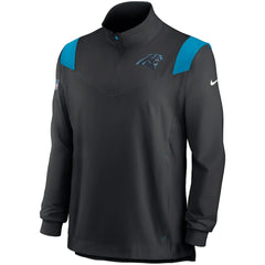 Carolina Panthers Sideline Coach Chevron Lockup Quarter-Zip Long Sleeve Top - Black | Nike online