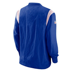 Buffalo Bills Sideline Athletic Stack V-Neck Pullover Windshirt Jacket - Royal | Nike outlet