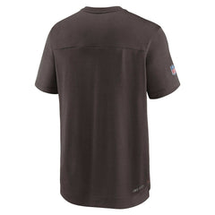 Cleveland Browns Sideline Coaches Vintage Chevron Performance V-Neck T-Shirt - Brown | Nike sale