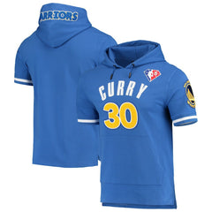 Stephen Curry Golden State Warriors Pro Standard Name & Number Short Sleeve Pullover Hoodie sale - Royal for sale