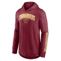 Washington Commanders Front Runner Long Sleeve Hooded T-Shirt - Burgundy outlet