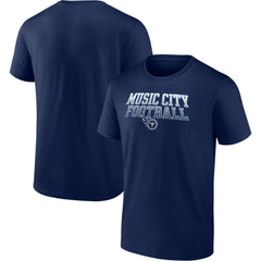 Tennessee Titans Heavy Hitter T-Shirt - Navy on sale