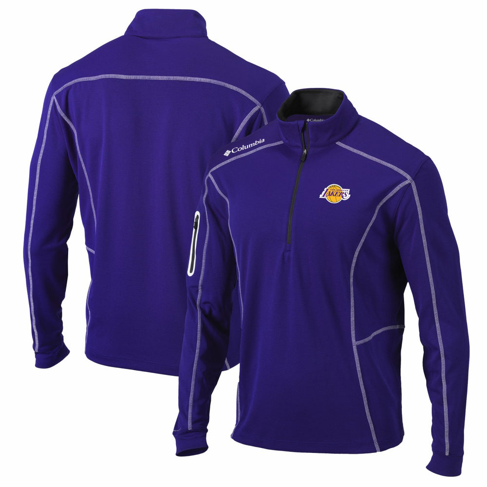 Los Angeles Lakers Shotgun Quarter-Zip Pullover Jacket - Purple | Columbia outlet