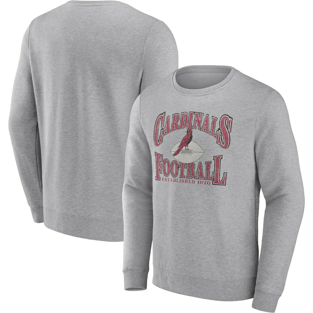 Arizona Cardinals Playability Pullover Sweatshirt - Heathered Charcoal outlet