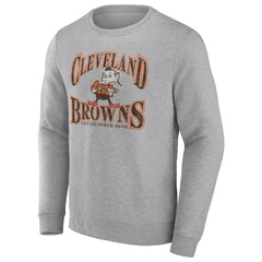 Cleveland Browns Playability Pullover Sweatshirt - Heathered Gray outlet