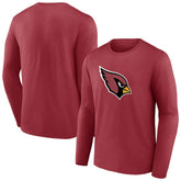 Arizona Cardinals Primary Logo Long Sleeve T-Shirt - Cardinal outlet