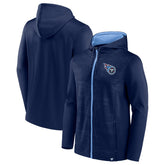 Tennessee Titans Ball Carrier Full-Zip Hoodie - Navy/Light Blue cheap