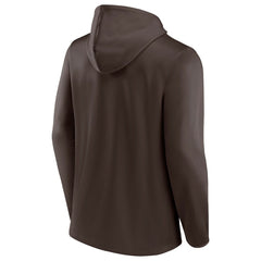 Cleveland Browns Ball Carrier Full-Zip Hoodie - Brown/Orange on sale