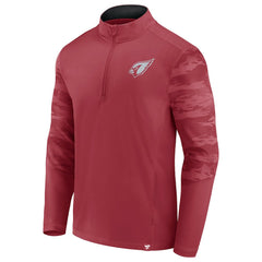 Arizona Cardinals Ringer Quarter-Zip Jacket - Cardinal discount