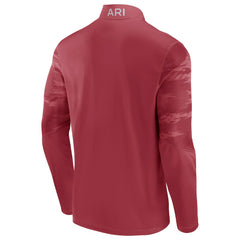 Arizona Cardinals Ringer Quarter-Zip Jacket - Cardinal discount