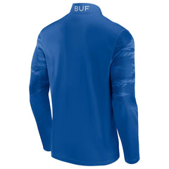Buffalo Bills Ringer Quarter-Zip Jacket - Royal/Red for sale