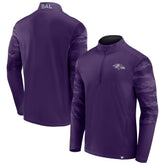 Baltimore Ravens Ringer Quarter-Zip Jacket - Purple sale
