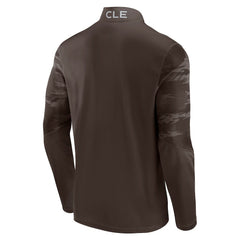 Cleveland Browns Ringer Quarter-Zip Jacket - Brown online