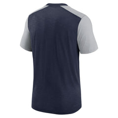 Dallas Cowboys Color Block Team Name T-Shirt - Heathered Navy/Heathered Gray | Nike cheap