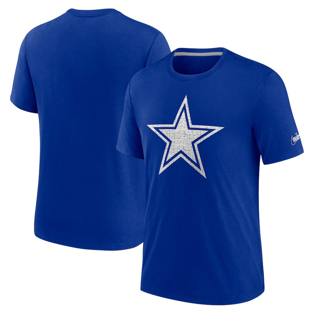 Dallas Cowboys Playback Logo Tri-Blend T-Shirt - Royal | Nike sale