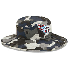 Tennessee Titans New Era 2022 NFL Training Camp Panama Bucket Hat - Camo on sale