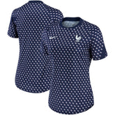 France National Team Women's 2022/23 Pre-Match Home Performance Top - Navy | Nike sale