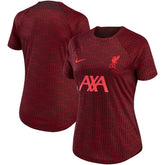 Liverpool Women's 2022/23 Pre-Match Home Performance Top - Burgundy | Nike cheap
