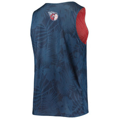 Cleveland Guardians FOCO Floral Reversible Mesh Tank Top - Navy
