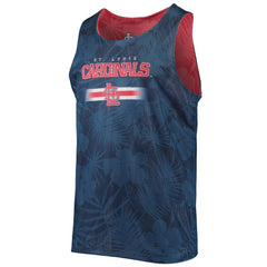 St. Louis Cardinals FOCO Floral Reversible Mesh Tank Top - Red