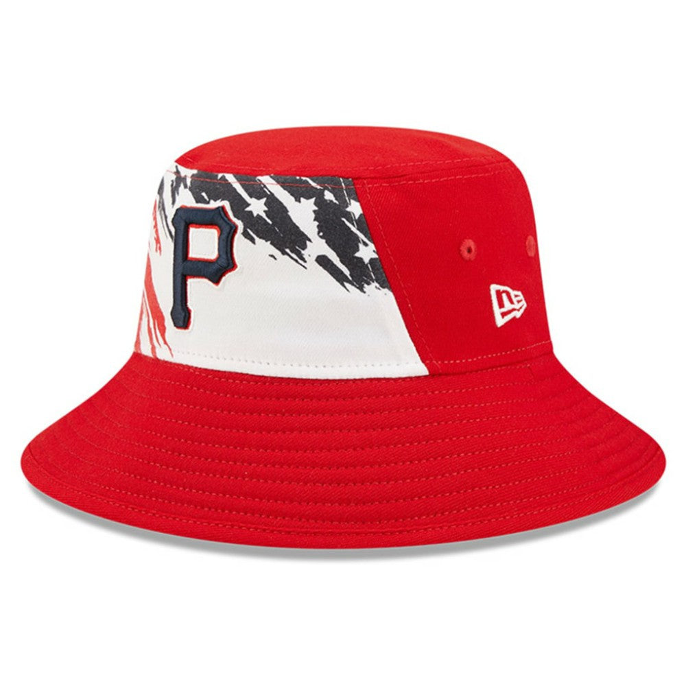 Pittsburgh Pirates 2022 4th of July Bucket Hat - Red | New Era