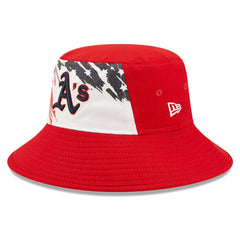 Athletics 2022 4th of July Bucket Hat - Red | New Era