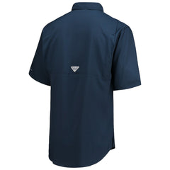 Dallas Cowboys Tamiami Omni-Shade Button-Down Short Sleeve Shirt - Navy cheap