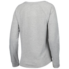 Seattle Seahawks Juniors All Striped Up Raglan Long Sleeve T-Shirt - Heathered Gray discount