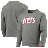 Brooklyn Nets Sportiqe Moments Mixtape Harmon Raglan Pullover Sweatshirt - Heathered Gray for sale