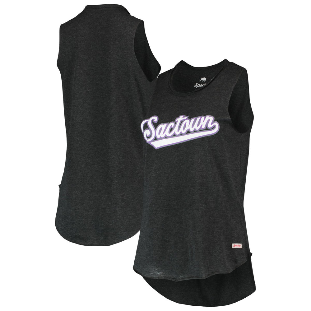 Sacramento Kings Sportiqe Women's Sactown Janie Tri-Blend Tank Top - Black sale