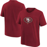 San Francisco 49ers Youth Logo T-Shirt - Scarlet | Nike cheap