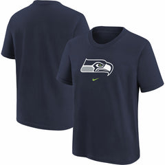 Seattle Seahawks Youth Logo T-Shirt - Navy | Nike discount