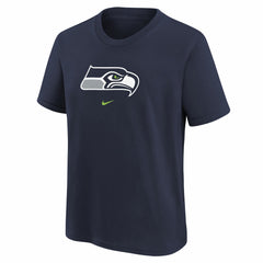 Seattle Seahawks Youth Logo T-Shirt - Navy | Nike discount