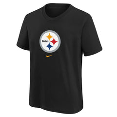 Pittsburgh Steelers Youth Logo T-Shirt - Black | Nike on sale