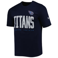 Tennessee Titans New Era Combine Authentic Training Huddle Up T-Shirt - Navy discount
