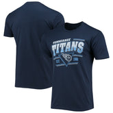 Tennessee Titans Junk Food Throwback T-Shirt - Navy on sale