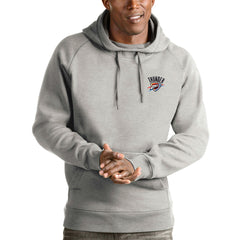 Oklahoma City Thunder Antigua Victory Pullover Hoodie - Heathered Gray discount