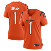 Ja'Marr Chase Cincinnati Bengals Women's Alternate Game Jersey - Orange | Nike discount